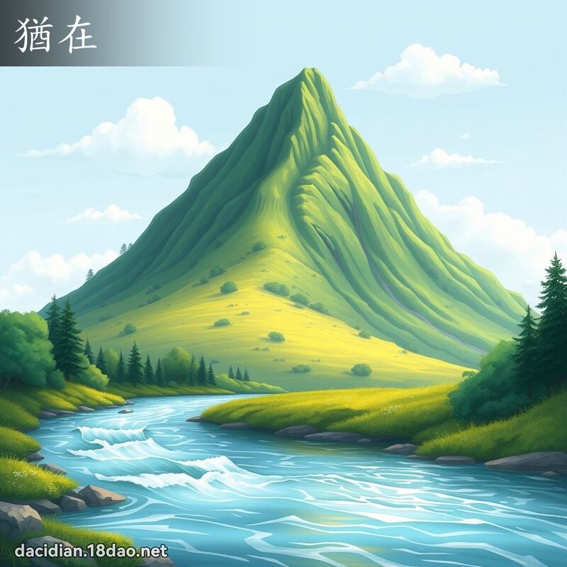 犹在 - 国语大辞典配图