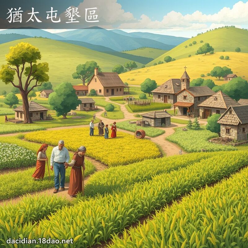 猶太屯墾區 - 國語大辭典配圖