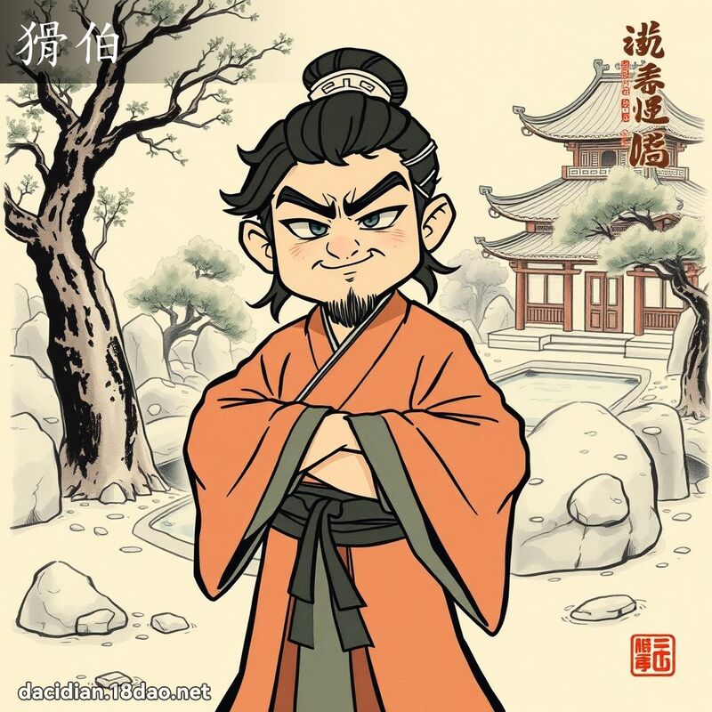 猾伯 - 国语大辞典配图
