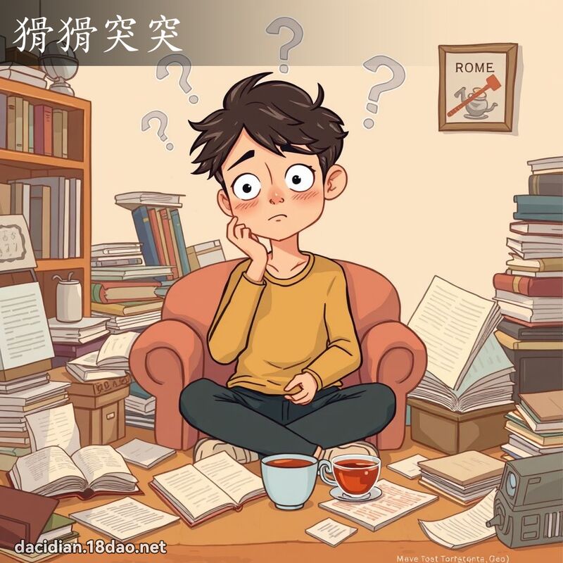 猾猾突突 - 国语大辞典配图