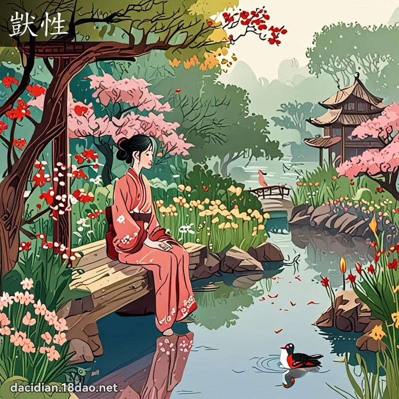 獃性 - 国语大辞典配图