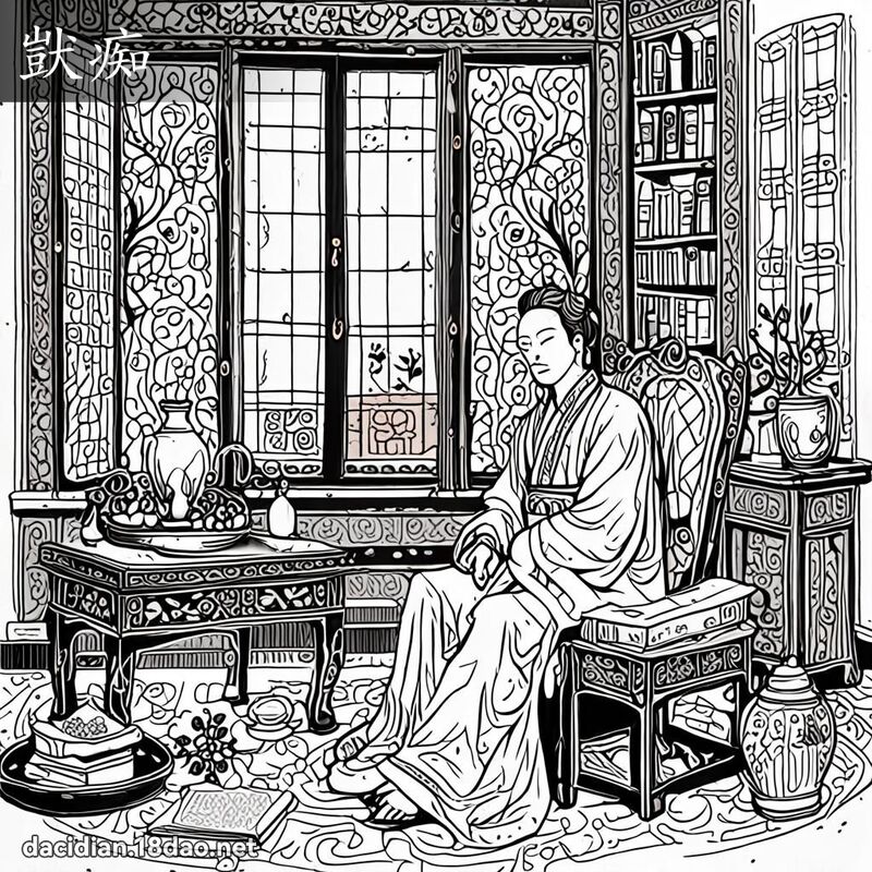 獃痴 - 国语大辞典配图