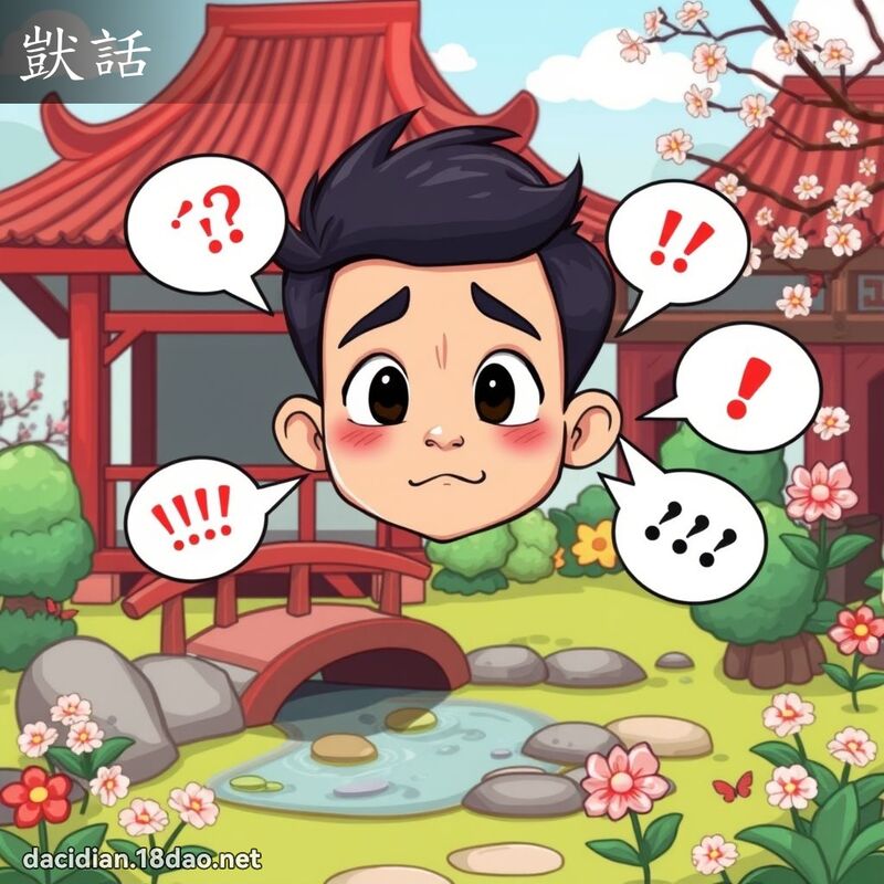 獃話 - 國語大辭典配圖