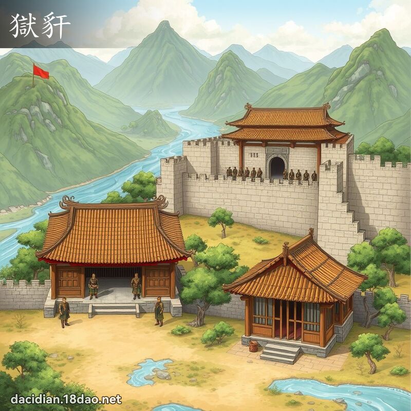 狱豻 - 国语大辞典配图