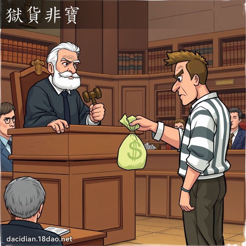 獄貨非寶 - 國語大辭典配圖