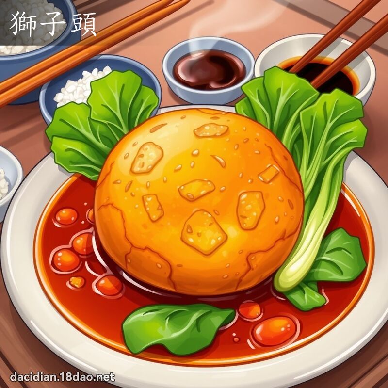 獅子頭 - 國語大辭典配圖