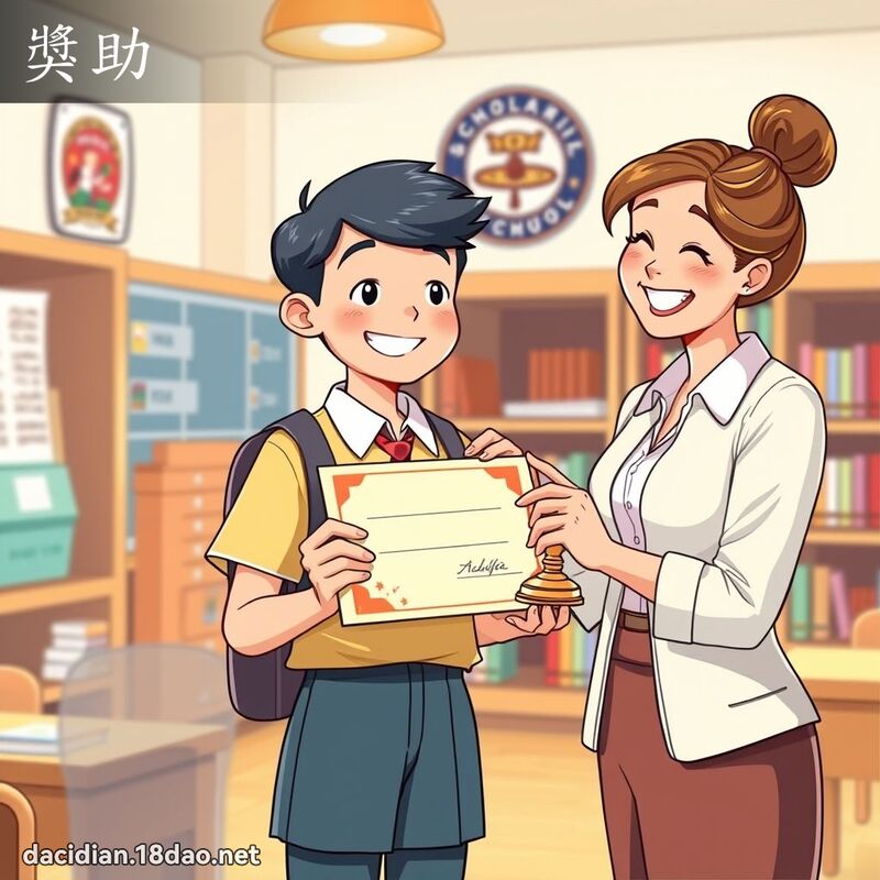 奖助 - 国语大辞典配图