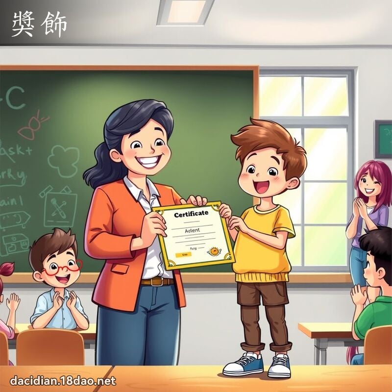 奖饰 - 国语大辞典配图