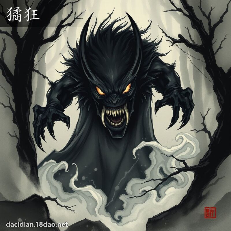獝狂 - 国语大辞典配图