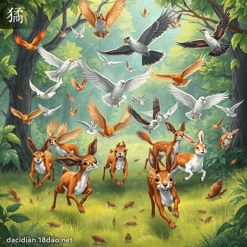 獝 - 国语大辞典配图