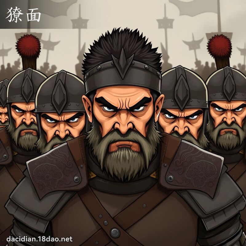獠面 - 国语大辞典配图
