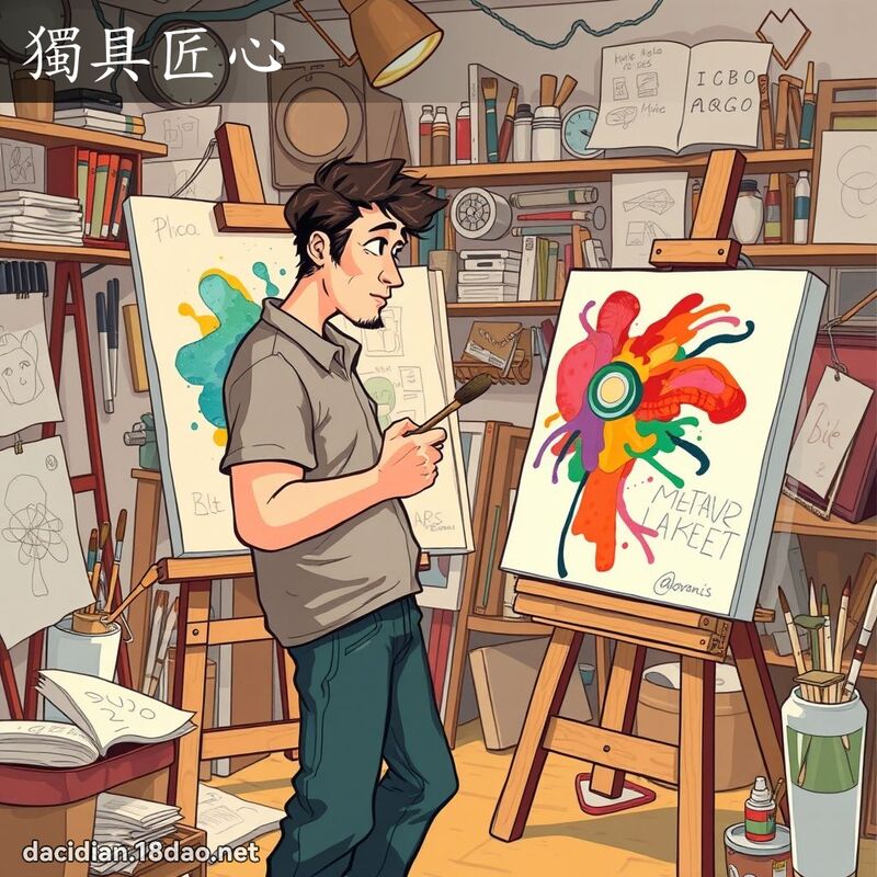 独具匠心 - 国语大辞典配图