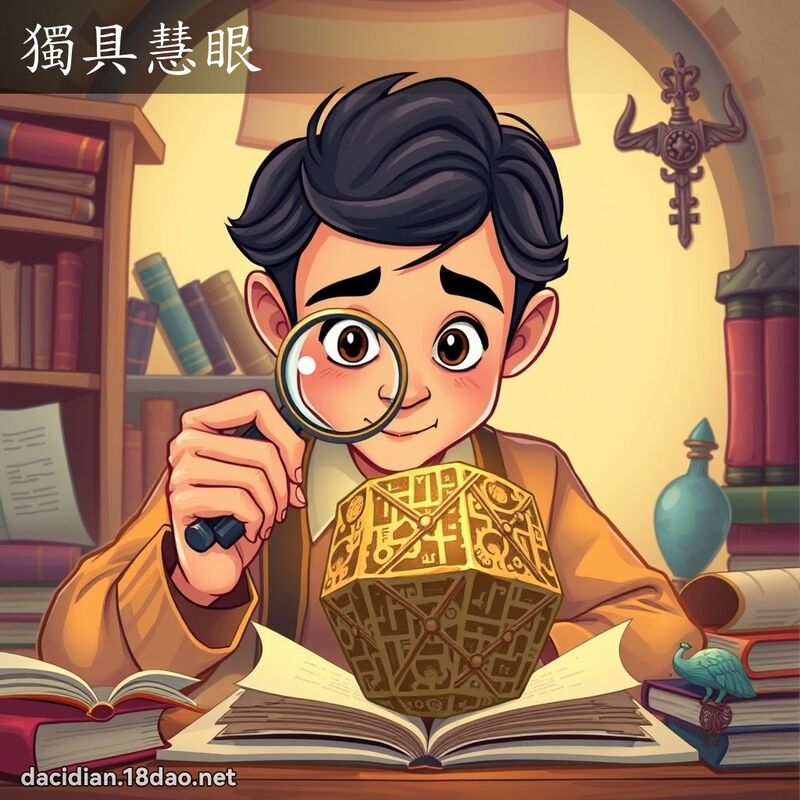獨具慧眼 - 國語大辭典配圖
