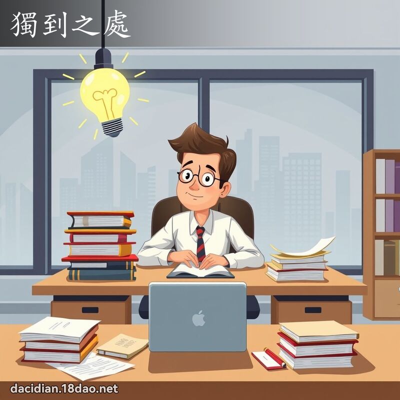 独到之处 - 国语大辞典配图