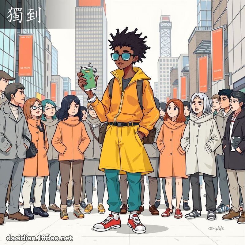 獨到 - 國語大辭典配圖