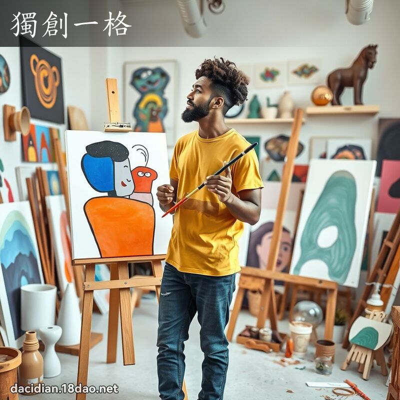 獨創一格 - 國語大辭典配圖