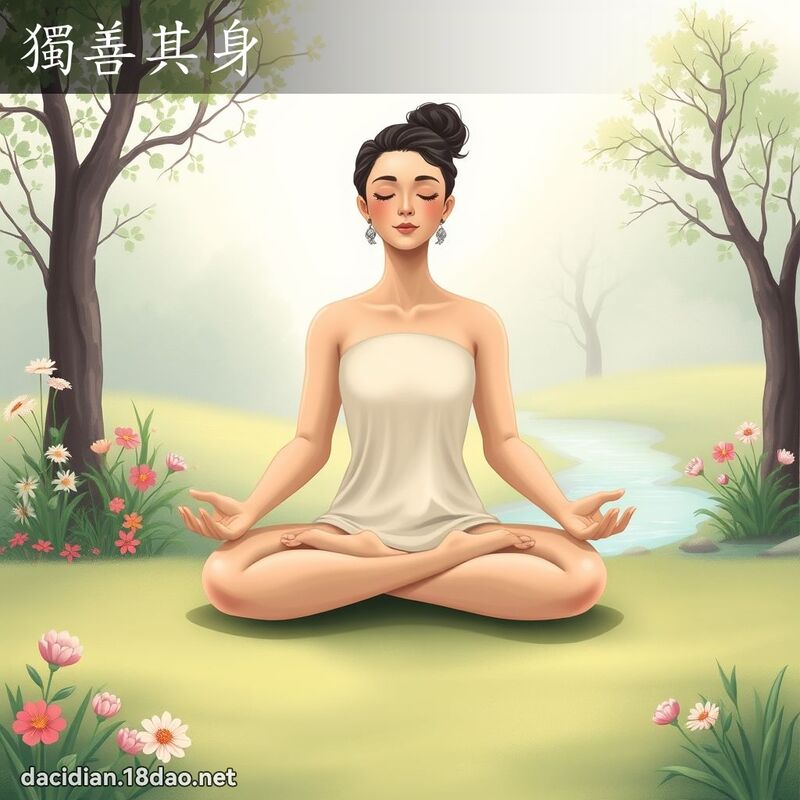 獨善其身 - 國語大辭典配圖