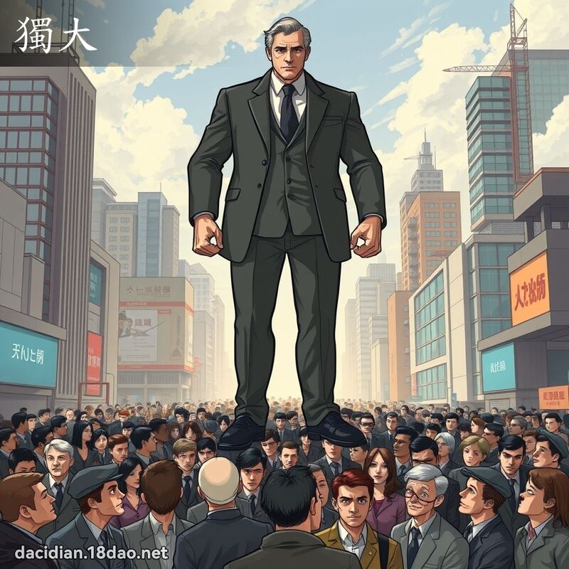 獨大 - 國語大辭典配圖