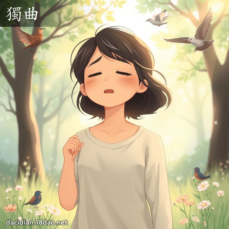 獨曲 - 國語大辭典配圖