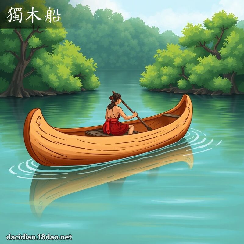 獨木船 - 國語大辭典配圖