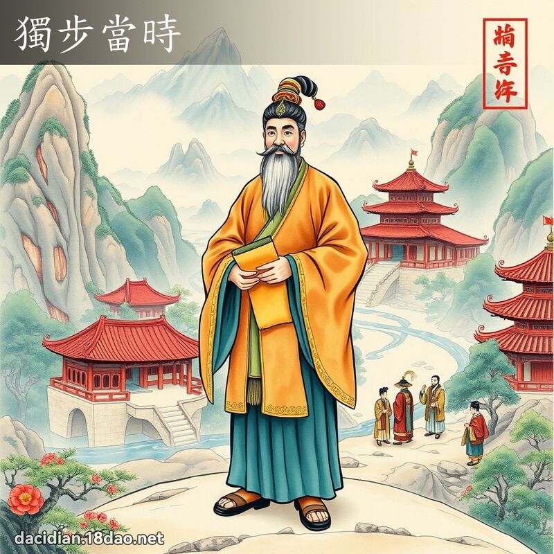 獨步當時 - 國語大辭典配圖
