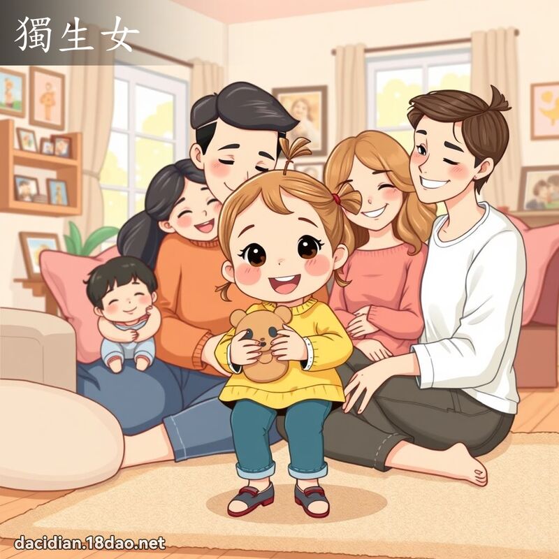 獨生女 - 國語大辭典配圖