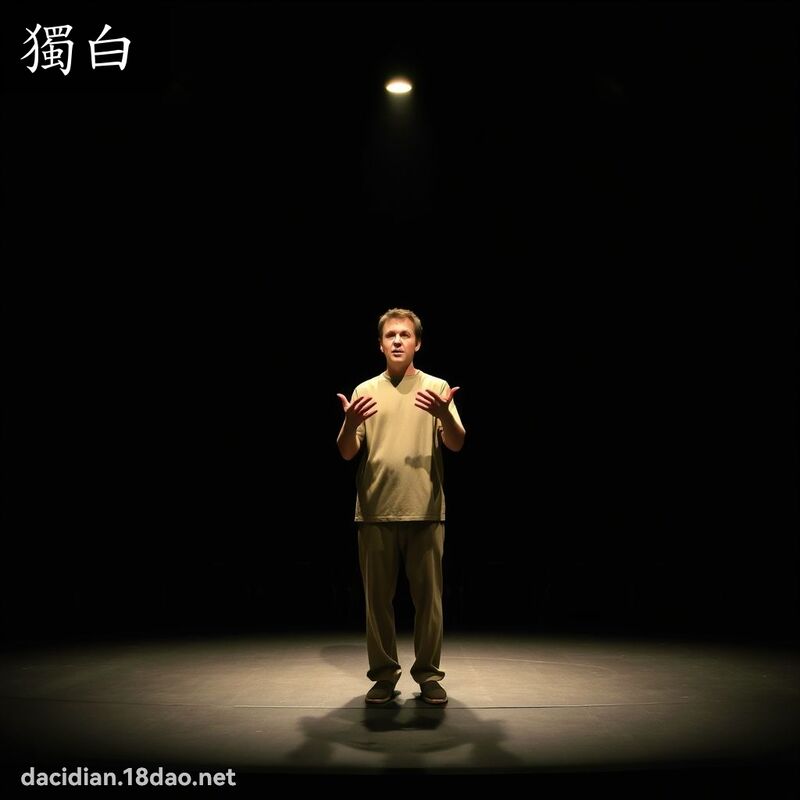 獨白 - 國語大辭典配圖