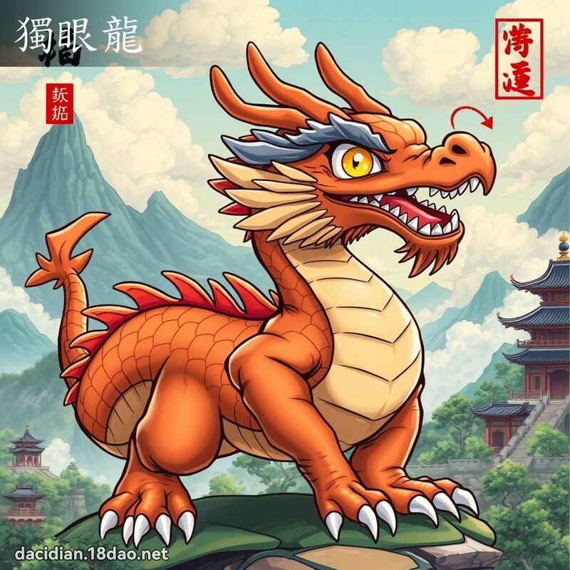 独眼龙 - 国语大辞典配图
