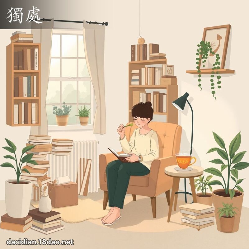 獨處 - 國語大辭典配圖