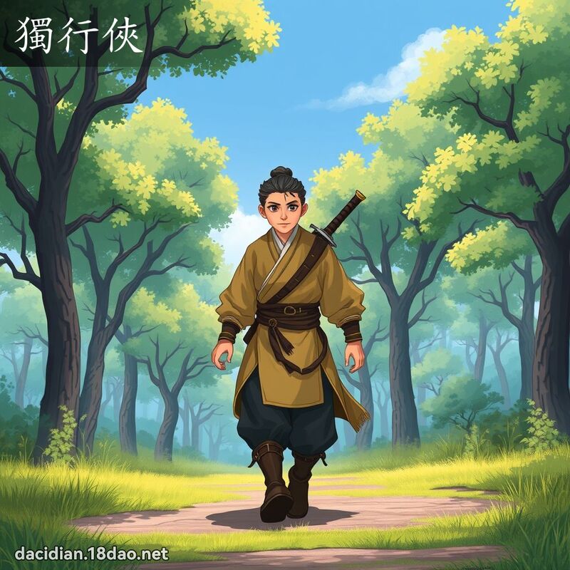 獨行俠 - 國語大辭典配圖