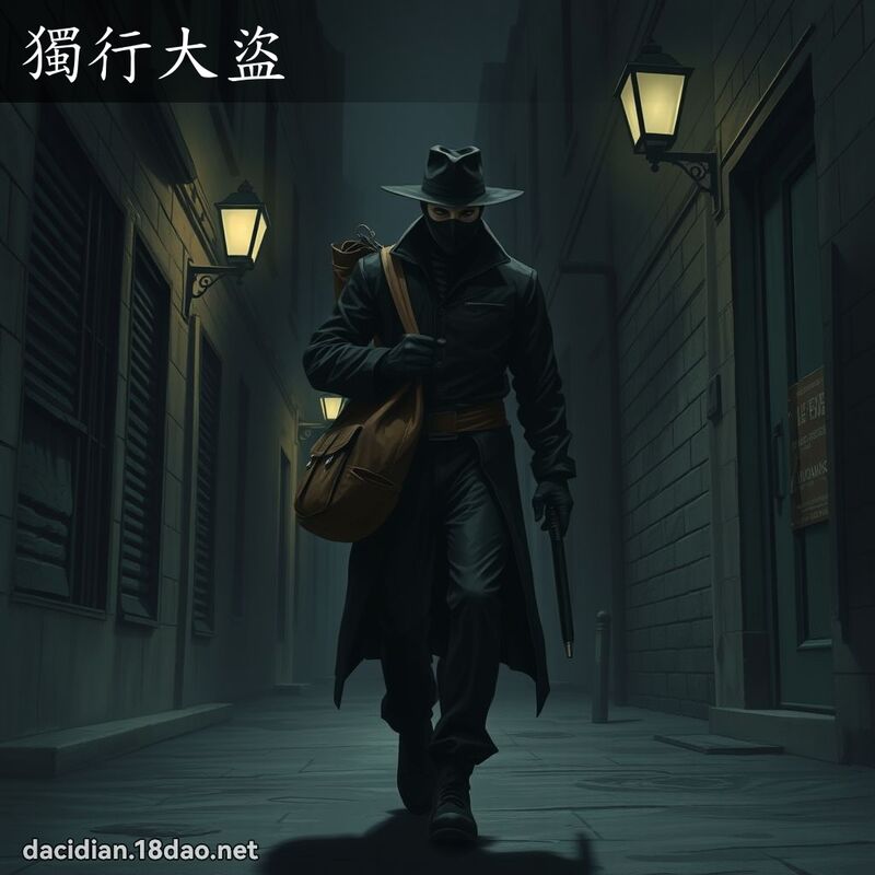 独行大盗 - 国语大辞典配图
