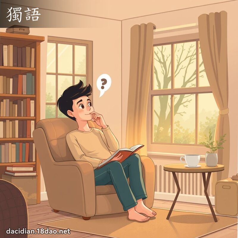 獨語 - 國語大辭典配圖