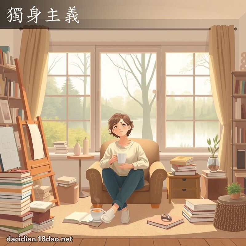 獨身主義 - 國語大辭典配圖