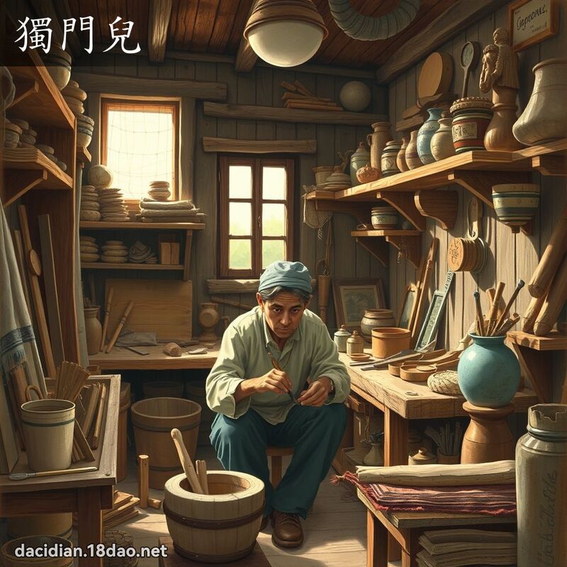 獨門兒 - 國語大辭典配圖