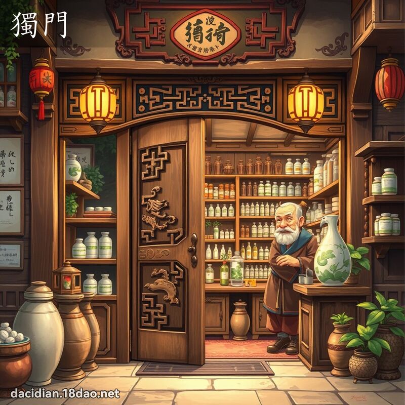 獨門 - 國語大辭典配圖
