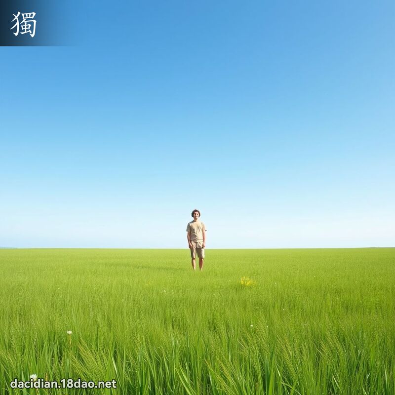 独 - 国语大辞典配图