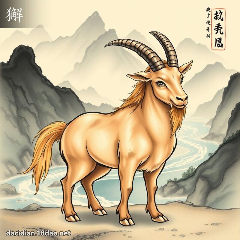 獬 - 國語大辭典配圖