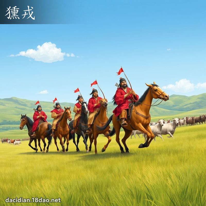 獯戎 - 國語大辭典配圖