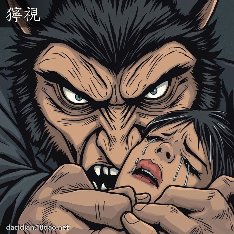 狞视 - 国语大辞典配图