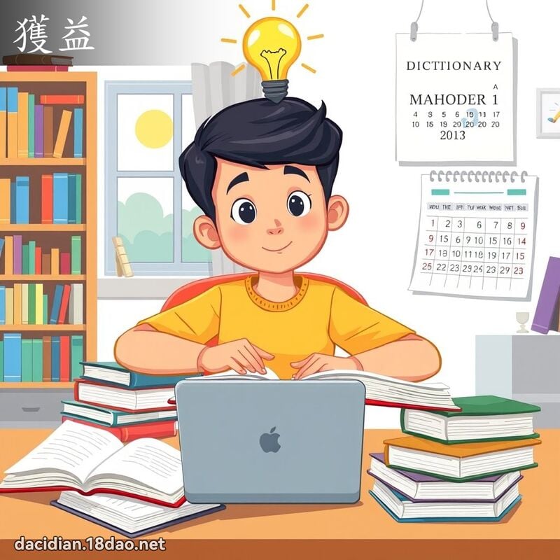 获益 - 国语大辞典配图