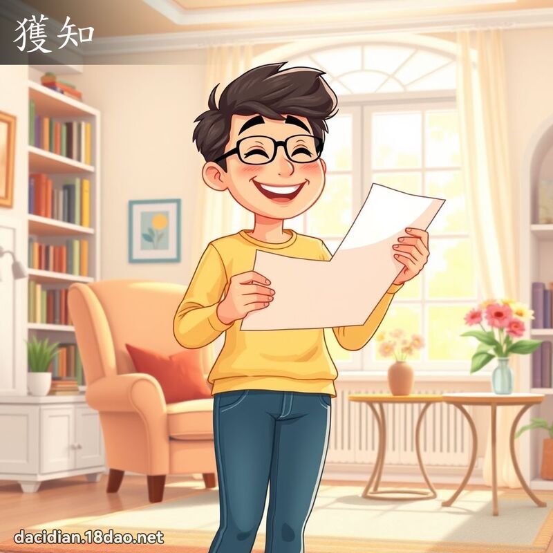獲知 - 國語大辭典配圖