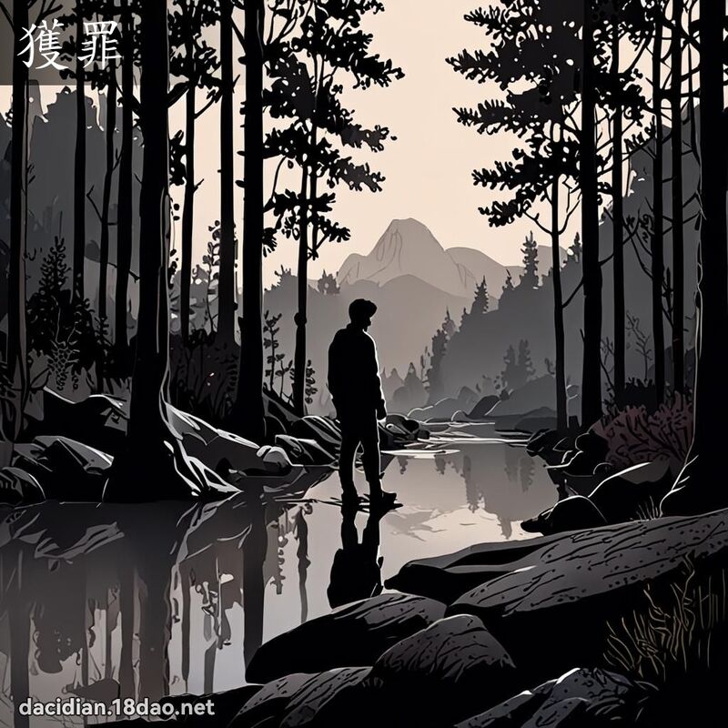 獲罪 - 國語大辭典配圖