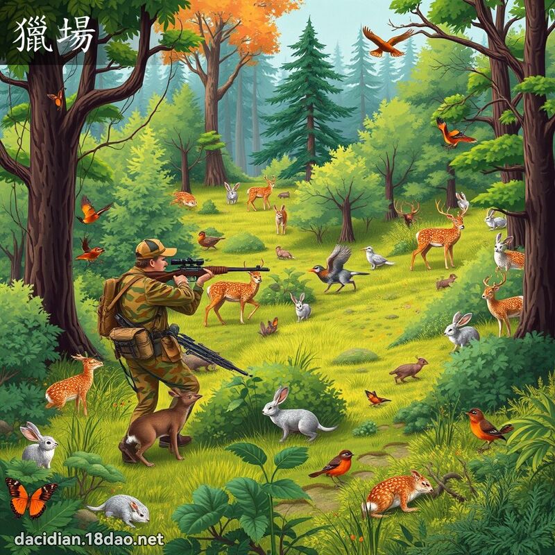 猎场 - 国语大辞典配图