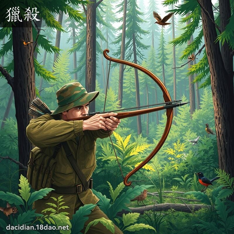 獵殺 - 國語大辭典配圖