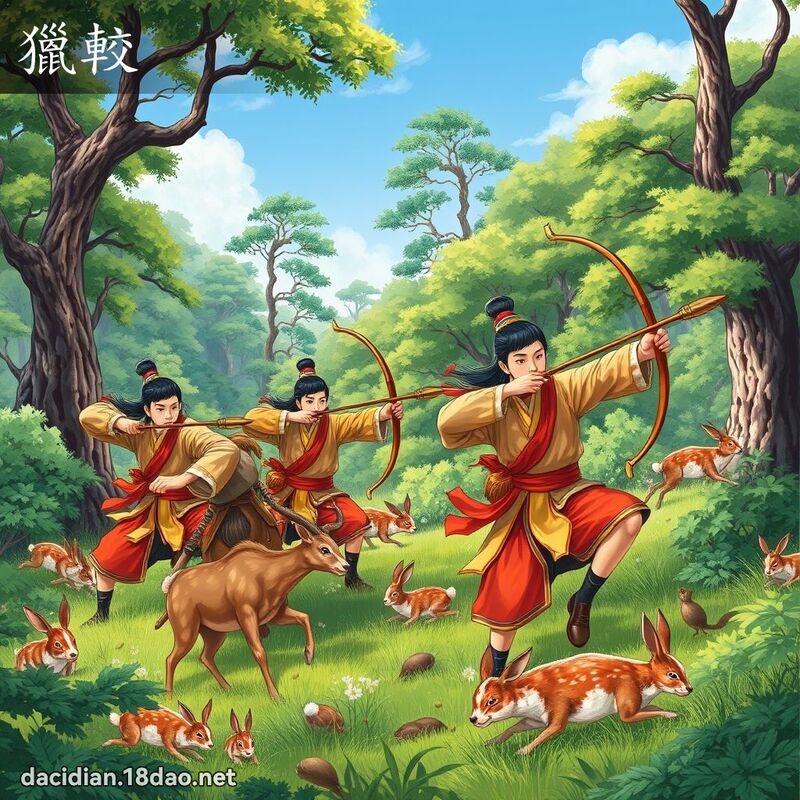 猎较 - 国语大辞典配图