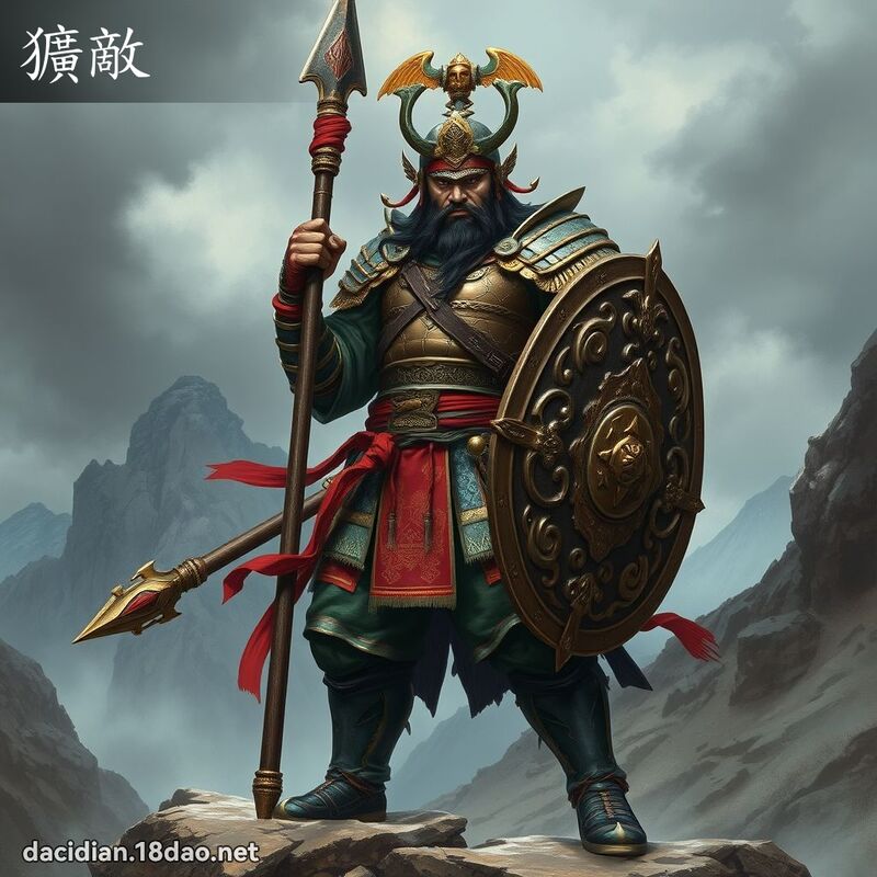 獷敌 - 国语大辞典配图