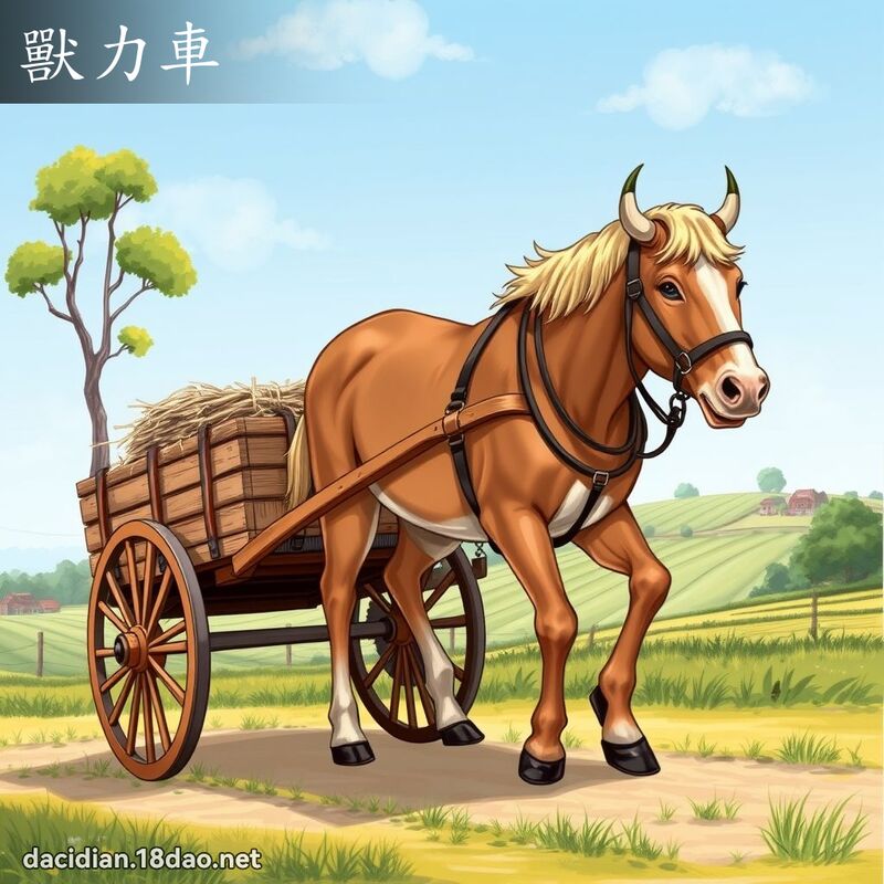 兽力车 - 国语大辞典配图