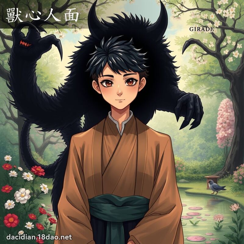 獸心人面 - 國語大辭典配圖