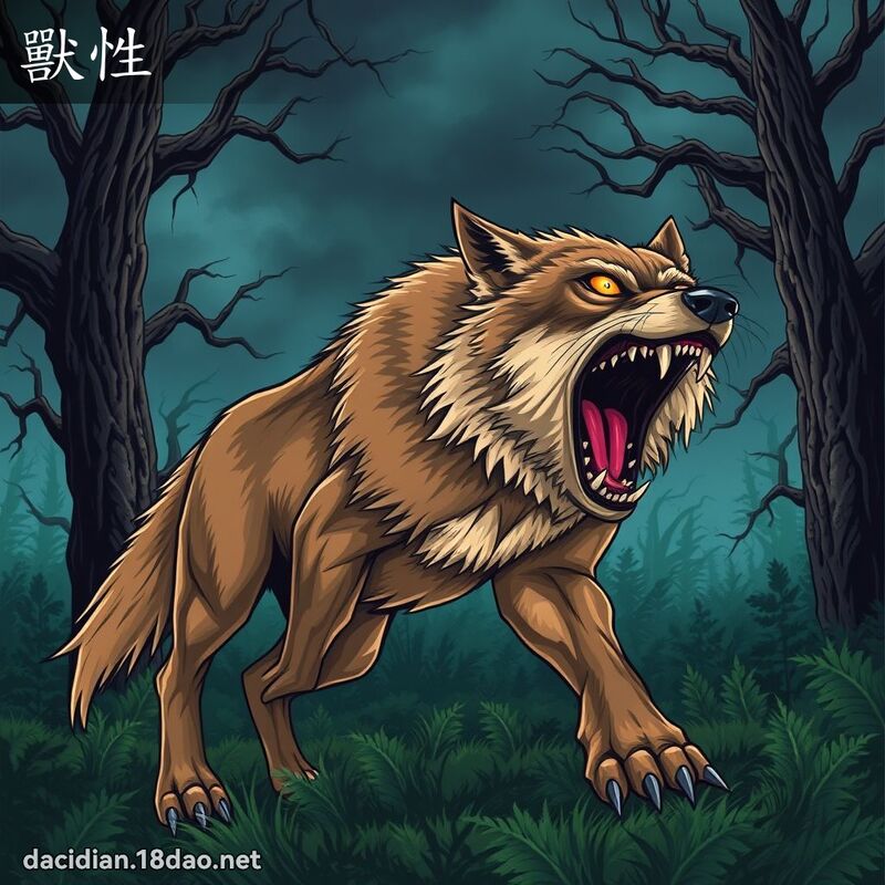 獸性 - 國語大辭典配圖