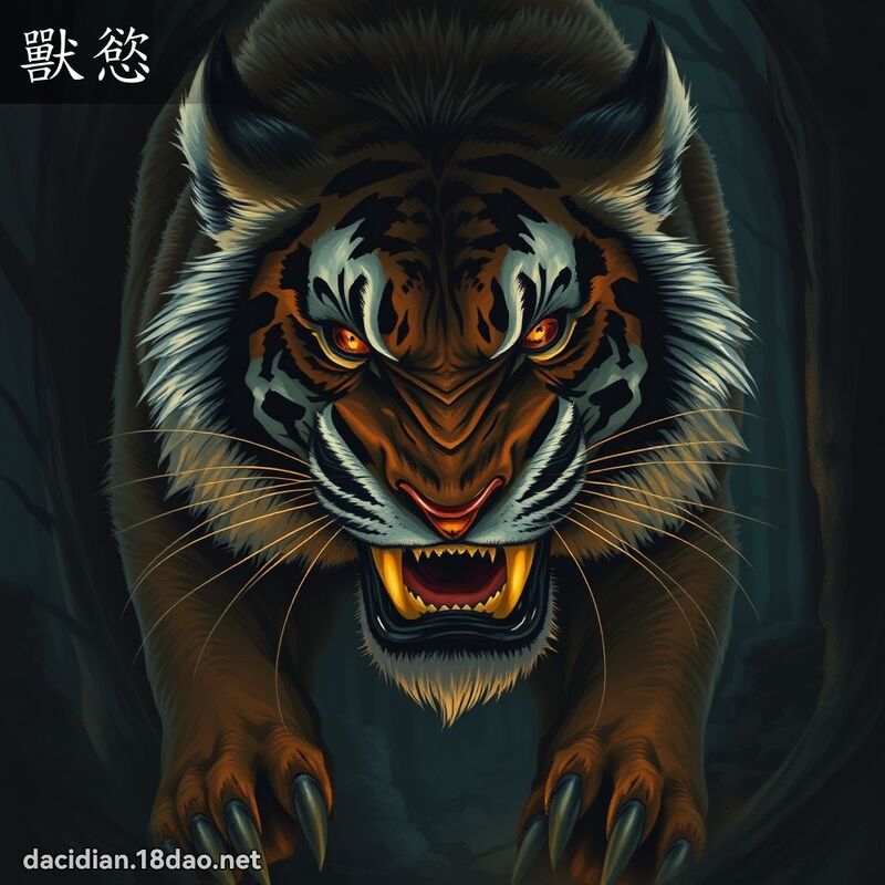 獸慾 - 國語大辭典配圖